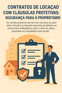 Imagem principal do artigo Contratos de Locação com Cláusulas Protetivas: Segurança para o Proprietário